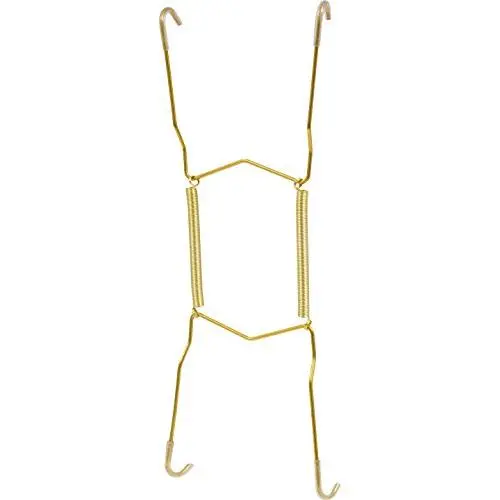 Hillman 122052 Plate Hanger, 11 Inch, Brass Hillman 122052 Plate Hanger, 11 Inch, Brass