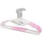 zyca - 40 Pack -Non Slip Attachable U Slide Notches Hanger - Pink zyca - 40 Pack -Non Slip Attachable U Slide Notches Hanger - Pink