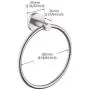 KES Bath Towel Holder Hand Towel Ring Hanging Towel Hanger Bathroom Accessories Contemporary Hotel Round Style Wall Mount SUS 304 Stainless Steel Brushed Finish, A2180DG-2 KES Bath Towel Holder Hand Towel Ring Hanging Towel Hanger Bathroom Accessories Contemporary Hotel Round Style Wall Mount SUS 304 Stainless Steel Brushed Finish, A2180DG-2