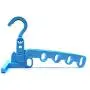 UGpine Non-Slip,Lightweight Travel Multifunctional Folding Clothes Hanger Space Saving,Camping Plastic 5-Hole Drying Rack Clothing Storage for Home Scarves Suits Trousers Pants Shirts Socks Underwear