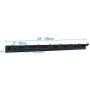 WEBI Coat Rack Wall Mounted,Coat Hanger Wall Mount,Hook Rack/Rail,8 Hooks for Hanging Backpack,Jacket,Clothes,Black