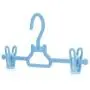 HANGERWORLD 20 Blue 11.8inch Plastic Kids Coat Clothes Garment Pants Skirt Baby Toddler Adjustable Clip Hangers HANGERWORLD 20 Blue 11.8inch Plastic Kids Coat Clothes Garment Pants Skirt Baby Toddler Adjustable Clip Hangers