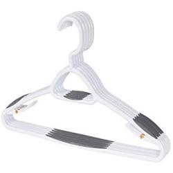 neatfreak 06000X05 75787B-012 Clothes Hanger, White/Grey
