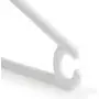 HANGERWORLD 10 Black 16inch Plastic All Purpose Coat Clothes Garment Bar Hanger Swivel Hook