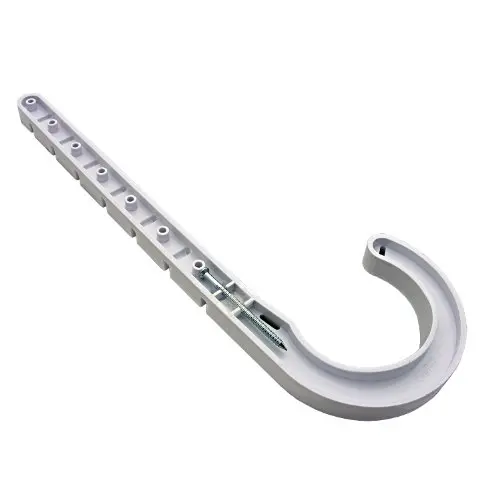 LASCO 13-1872 Plastic J-Hook Pipe Hanger for Plastic DWV Pipe, 2-Inch LASCO 13-1872 Plastic J-Hook Pipe Hanger for Plastic DWV Pipe, 2-Inch