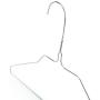 HANGERWORLD 20 Strong Extra Wide 18.11 inch Metal 13 Gauge Silver Galvanised Wire Clothes Garment Pants Bar Coat Hangers.