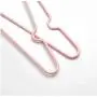 10pcs Random Color Stainless Steel Clothes Hanger Non-Slip Space Saving Clothes Hangers with Hook Closet Organizer Drying Racks