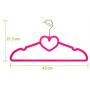 10pcs Premium Heart Shaped Slim Velvet Hangers, Suit Haner, Clothes Hanger