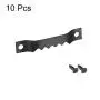 uxcell Sawtooth Picture Hangers, 1 3/5 Inch Double Hole with Screws for Frame Hanging, 10 Pcs (Black) uxcell Sawtooth Picture Hangers, 1 3/5 Inch Double Hole with Screws for Frame Hanging, 10 Pcs (Black)