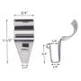 Kingrol 20 Pack Vinyl Siding Hooks, Stainless Steel No-Hole Hanger Hooks for Indoor Outdoor Home Decor