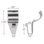 Kingrol 20 Pack Vinyl Siding Hooks, Stainless Steel No-Hole Hanger Hooks for Indoor Outdoor Home Decor