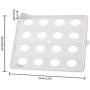 MUSLIN MINK Closet Shirt Folding Organizer Rack Regular Size Clothes Holder Stand, Clothes Hanger Sizes - Clothing Rack in Fashion, Rack Room Shoes Coupon, Cloths in Home and Garden