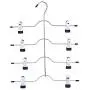 5pcs Stainless Steel Multifunctional Clothes Hangers Pants Storage Hangers Cloth Rack Multilayer Storage Cloth Hanger 5pcs Stainless Steel Multifunctional Clothes Hangers Pants Storage Hangers Cloth Rack Multilayer Storage Cloth Hanger