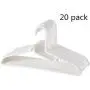 Iddefee Clothes Hanger Home 20 Pieces Hangers Plastic for Suit Clothes Everyday Standard Use Clothing Pants Skirt Hangers Pants Hangers (Color : White, Size : 40X20.5CM) Iddefee Clothes Hanger Home 20 Pieces Hangers Plastic for Suit Clothes Everyday Standard Use Clothing Pants Skirt Hangers Pants Hangers (Color : White, Size : 40X20.5CM)