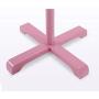 Barture Children’s Coat Rack Wooden Kids Coat Tree Stand Clothes Hat Rack Hangers for Childrens Bedrooms (Two Colors) (Color : Pink)