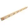 LAXF-Wall Coat Racks with Hooks/Hangers Coat Rack Bamboo Clothes Hook Dorm Room Bedroom on The Wall Wall-Mounted Hook Hanger Multifunction Straight Edge Bamboo Color (Size : 86.8cm)
