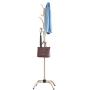 Hylotele Coat Rack Clothes Tree Coatrack Hat Hanger Hallstand Clothes Hat Tree Rack Free Standing Simple Fashion Hat and Coat Stand with 6 Hooks 4 Feet Base for Kitchen Bathroom Bedroom Office