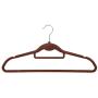 IRIS Non-Slip Clothes Hanger, Brown, Set of 10