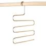 KIPB Closet Stainless Steel Practical Home Organizer Multi Layer Multifunctional Space Saving Storage S Shape Pants Hanger Clothes