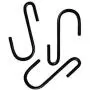 YEJI 24 Pcs Black S Hooks Heavy Duty S Shaped Hooks YEJI 24 Pcs Black S Hooks Heavy Duty S Shaped Hooks