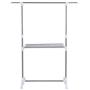 Heize best price Sliver Color Folding Drying Rack Extendable Rolling Storage Hanger Adjustable Laundry Clothes (U.S. Stock) Heize best price Sliver Color Folding Drying Rack Extendable Rolling Storage Hanger Adjustable Laundry Clothes (U.S. Stock)