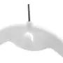 BriaUSA Cascade Hangers White Steel Swivel Hooks -Slim, Sturdy Saves You Extra Space - Boxes of 20