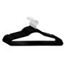 Home Expressions 21" Extra Wide, Plus Size, 20 Pack Premium Black Velvet Hangers 21&quotx9"