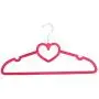 Elalma 10 Pack Non-Slip Slim Clothes Velvet Hangers - Strong and Durable Hangers Shirt Clothing Hangers Heart Style Plastic Hangers for Coats, Pants …(Rose Red) Elalma 10 Pack Non-Slip Slim Clothes Velvet Hangers - Strong and Durable Hangers Shirt Clothing Hangers Heart Style Plastic Hangers for Coats, Pants …(Rose Red)