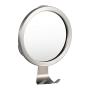 Fogless Shower Mirror, Shaving Mirror, with Shaver Hanger Removable Protable 1 second installation Fog-Free for Bathroom Aluminum Frame Simple Design Decorate your Home