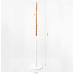 Coat Rack Hanger Clothes Rack Clothes Rack, Black, White, 35cm35cm172cm Haiming (Color : White)