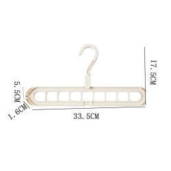 WZP Hanger,Multi-Function Hanger Magic Home Wardrobe Storage Hanger,Clothes Hanging Clothes Porous Hanger Rotatable Hanger/B/As Shown