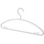 SAASNY Standard Coat Plastic Hangers Non-Slip Plastic Hangers -30 Pack- Heavy Duty Plastic Suit Hangers Plastic Space Saving Non Slip Clothes Hangers,White,for Drying and Storage