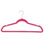 Tangkula Velvet Hangers, 100-Pack Non Slip Heavy Duty Hold Up to 10 lbs Slim Design Space Saving 360 Degree Swivel Clothes Hangers, for Suit Coat Jackets Pants and Dress, Standard Hanger (Mulitcolor)