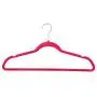Tangkula Velvet Hangers, 100-Pack Non Slip Heavy Duty Hold Up to 10 lbs Slim Design Space Saving 360 Degree Swivel Clothes Hangers, for Suit Coat Jackets Pants and Dress, Standard Hanger (Mulitcolor)