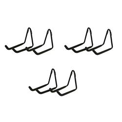 Crawford CMDH2-6 Multi-Tool Hanger Utility Hook, Black, Sold as 3 Pack, 6 Hooks Total