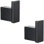 RANDOM Matte Black Towel Robe Hooks Bathroom Hardware Accessories Coat Hook 304 Stainless Steel Clothes Hook for Bath Kitchen Contemporary Hotel Style Wall Mounted 2 Pack. RANDOM Matte Black Towel Robe Hooks Bathroom Hardware Accessories Coat Hook 304 Stainless Steel Clothes Hook for Bath Kitchen Contemporary Hotel Style Wall Mounted 2 Pack.