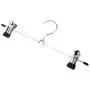 RONSHIN 10PCS Stainless Steel Trousers Rack Clip Anti-Slip Clothespin Pants Clamp Clothes Hanger Blue RONSHIN 10PCS Stainless Steel Trousers Rack Clip Anti-Slip Clothespin Pants Clamp Clothes Hanger Blue