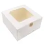 Moretoes 24pcs 10x10x5 Inches White Bakery Boxes with Window for Pastries, Cookies, Pie, Cupcakes Moretoes 24pcs 10x10x5 Inches White Bakery Boxes with Window for Pastries, Cookies, Pie, Cupcakes