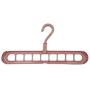 NAYI Clothes Hanger Clothes 9 Hole Towel Hook Closet Organizer Plastic Storage Rack