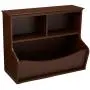 AmazonBasics Childrens Multi-Functional Bookcase and Toy Storage Bin - Espresso AmazonBasics Childrens Multi-Functional Bookcase and Toy Storage Bin - Espresso