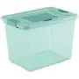Sterilite 15057Y06 25 Qt, 24L Fresh Scent Box, Aqua Tent base with Aqua Chrome Lid & Teal Splash Latches, 6-Pack Sterilite 15057Y06 25 Qt, 24L Fresh Scent Box, Aqua Tent base with Aqua Chrome Lid & Teal Splash Latches, 6-Pack