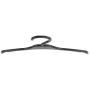 HANGERWORLD 20 Black 11.8inch Plastic Kids Coat Clothes Garment Baby Toddler Top Hangers