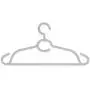 SAASNY Plastic Hangers,5 White 46cm Plastic All Purpose Clothes Garment Coat Hangers Space Saving with Non-Slip Trouser Bar and Tie Rack Ideal for Home and Shops - Space Saving Solution SAASNY Plastic Hangers,5 White 46cm Plastic All Purpose Clothes Garment Coat Hangers Space Saving with Non-Slip Trouser Bar and Tie Rack Ideal for Home and Shops - Space Saving Solution