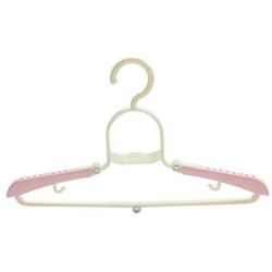 Iddefee Clothes Hanger 10 Sets of Magic Folding Plastic Drying Rack Multi-Function Retractable Drying Clothes Hanging Pants Hangers (Color : A, Size : 22.5X(37~50) cm)