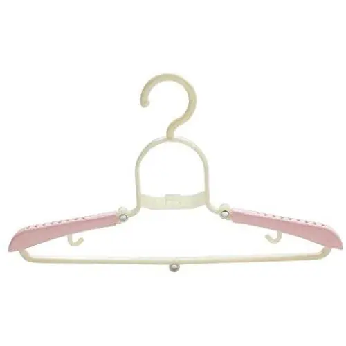 Iddefee Clothes Hanger 10 Sets of Magic Folding Plastic Drying Rack Multi-Function Retractable Drying Clothes Hanging Pants Hangers (Color : A, Size : 22.5X(37~50) cm)