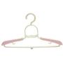 Iddefee Clothes Hanger 10 Sets of Magic Folding Plastic Drying Rack Multi-Function Retractable Drying Clothes Hanging Pants Hangers (Color : A, Size : 22.5X(37~50) cm)