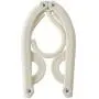 Solid Color Foldable Hangers, Portable Travel Clothes Hangers Multifunction for Adult Kid Shirts Camisole Household-Beige 8-Pack