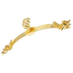 Cabilock Clothes Hanger 10PCS Anti-Slip Clothes Hangers Thickened Undewear Hanger Clip Hangers for Home Shop (Gold Smooth)
