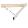 DNJKSA 2 Pcs Folding Stainless Steel Wall Hanger Mount Retractable Indoor Clothes Hanger Waterproof Clothes Towel Rack