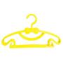 wing1 4PCs/Lot Bow Knot Clothes Hanger Kids Children Toddler Baby Clothes Coat Plastic Hangers Hook Household,Yellow